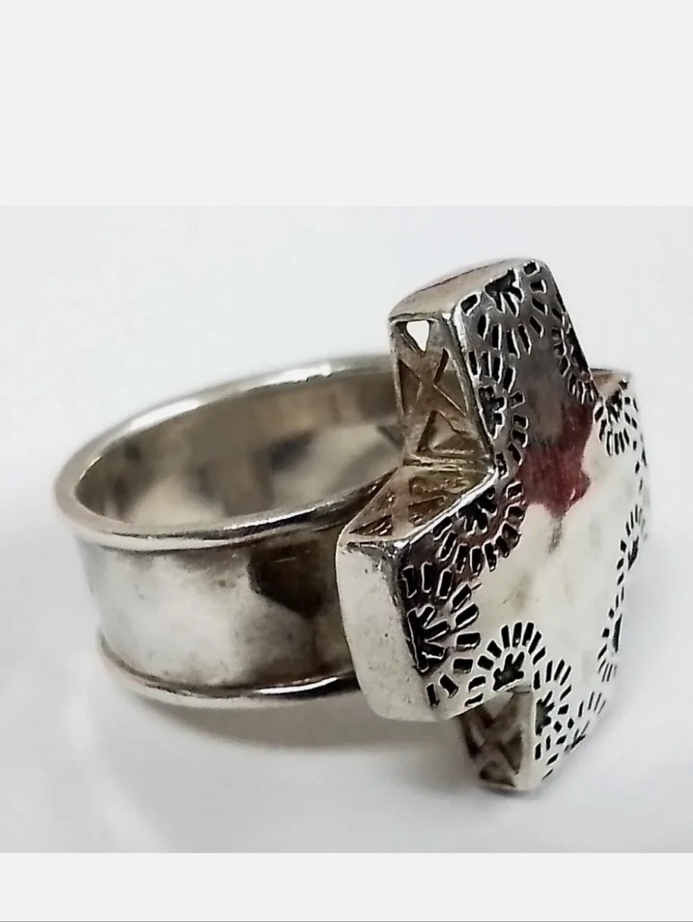 Silpada Good Graces Sterling Silver Cross Ring - Picture 4 of 13